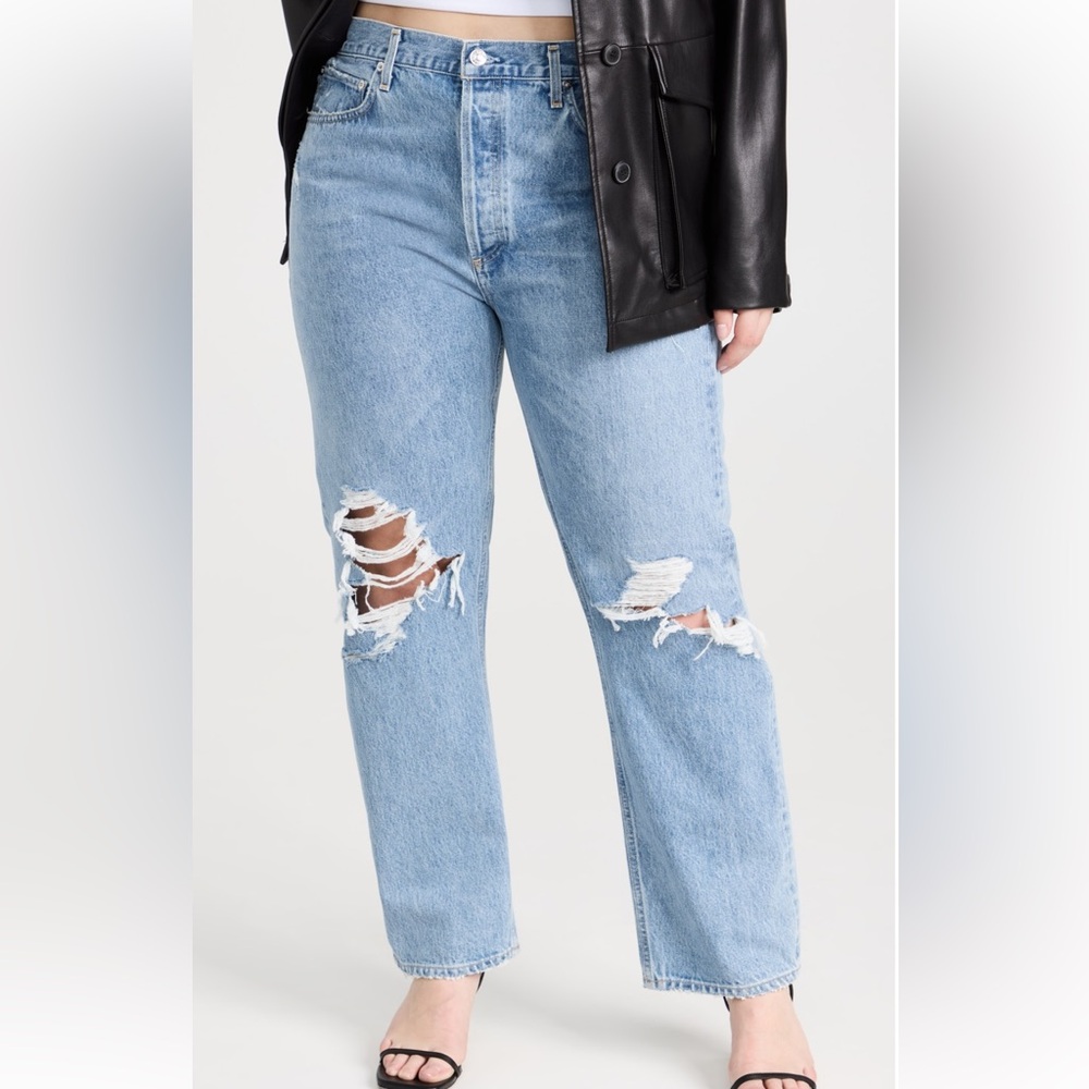 AGOLDE— 90s Mid Rise Straight Fit Jeans